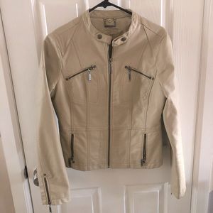 Faux leather jacket